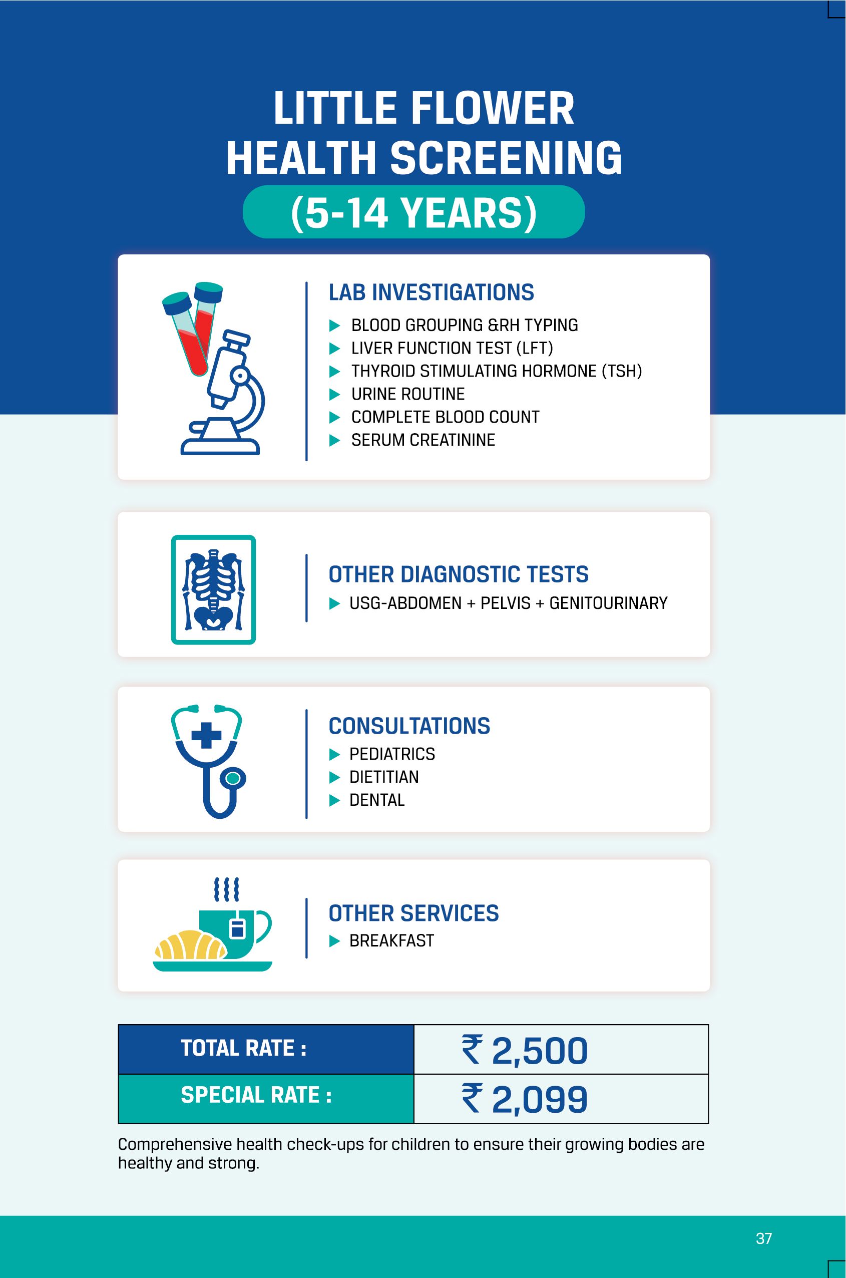 Little Flower Health Screening (5–14 Years)